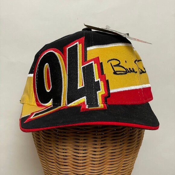 NWT Vintage Bill Elliott 94 Racing Snapback NASCAR Ball Cap McDonalds Large Logo - Picture 9 of 9